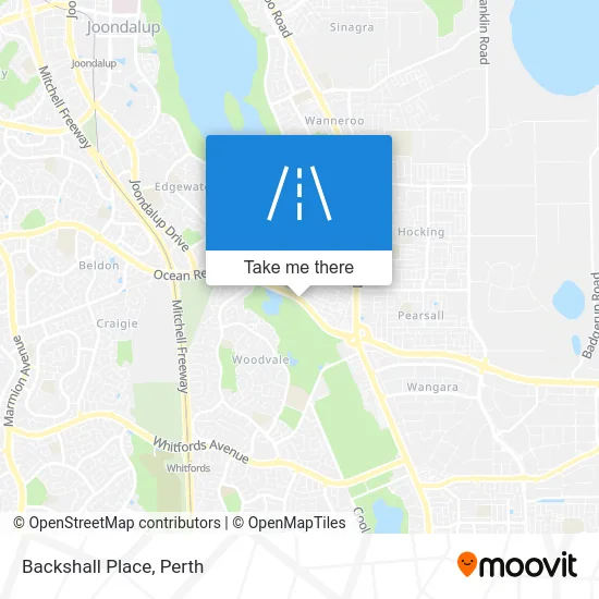 Mapa Backshall Place