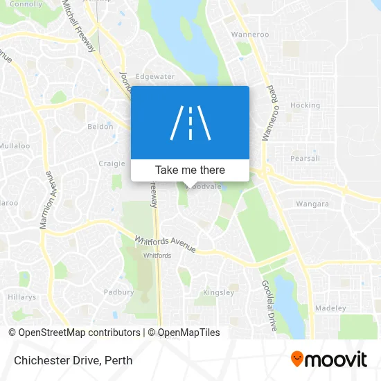 Mapa Chichester Drive