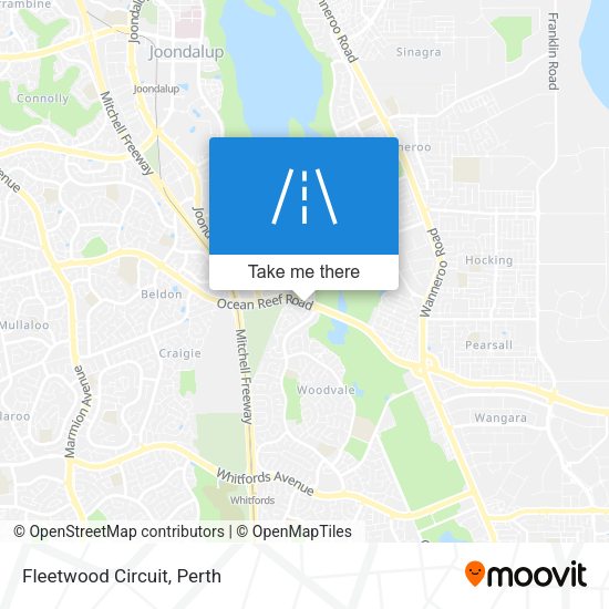 Fleetwood Circuit map