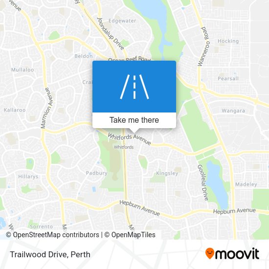 Trailwood Drive map