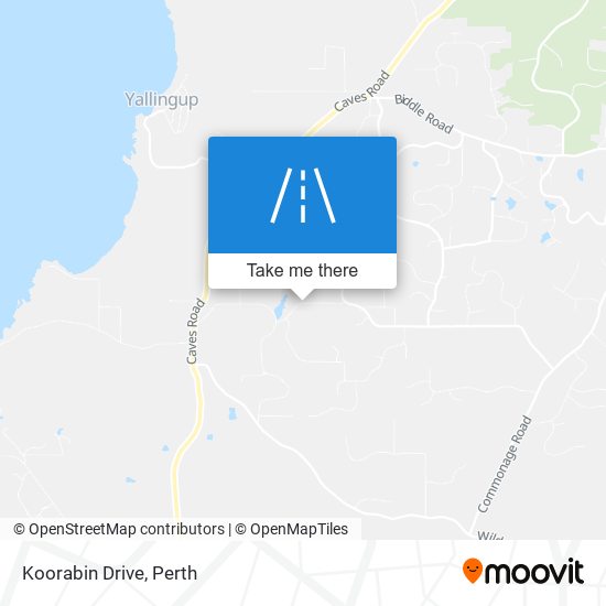 Koorabin Drive map