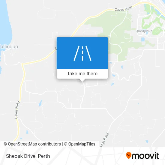 Mapa Sheoak Drive