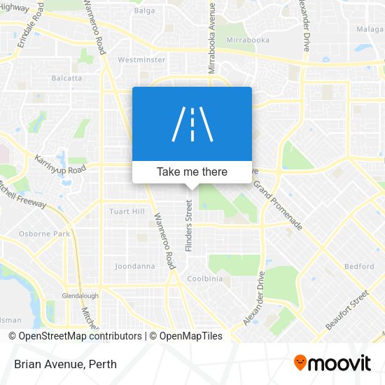 Brian Avenue map