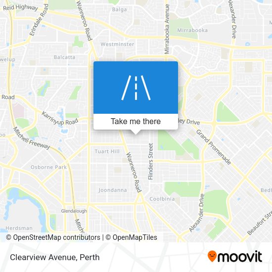 Clearview Avenue map