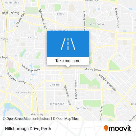 Hillsborough Drive map