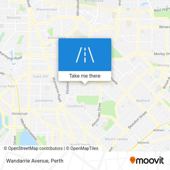 Wandarrie Avenue map
