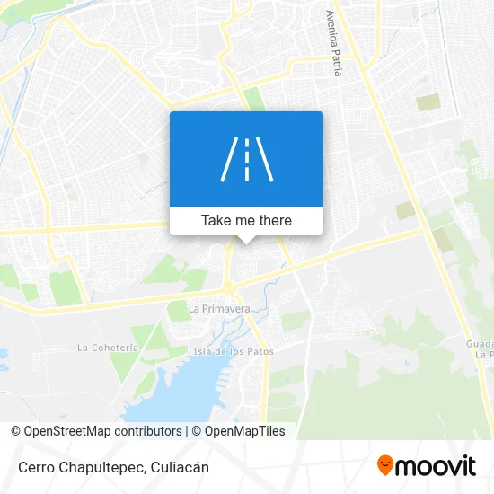 Cerro Chapultepec map