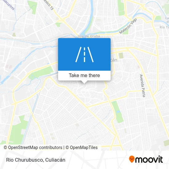 Rio Churubusco map