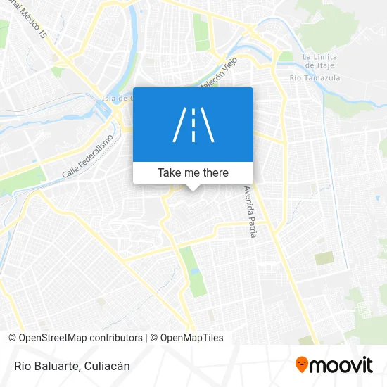 Río Baluarte map