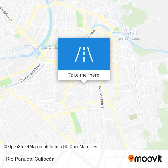 Rio Panuco map