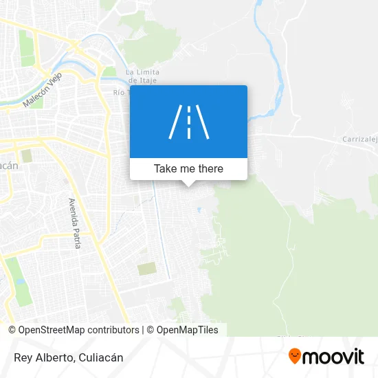 Rey Alberto map