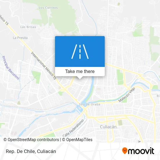 Rep. De Chile map