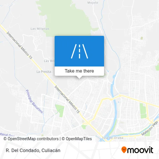 R. Del Condado map