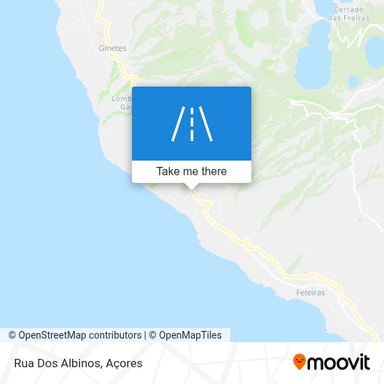 Rua Dos Albinos map