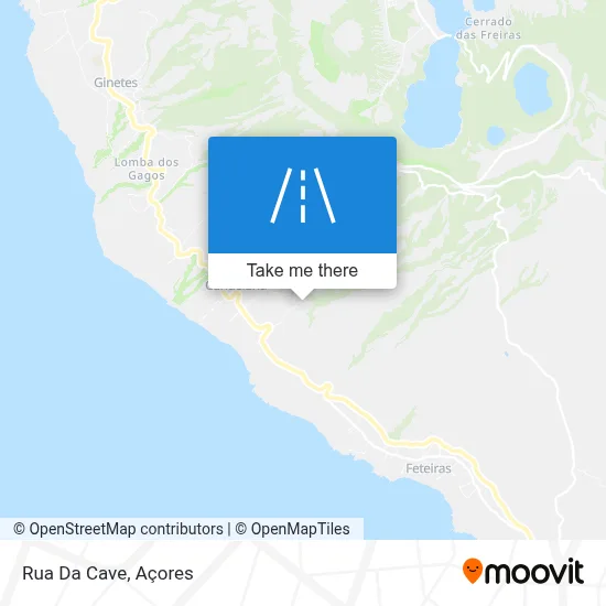 Rua Da Cave map