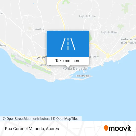 Rua Coronel Miranda map