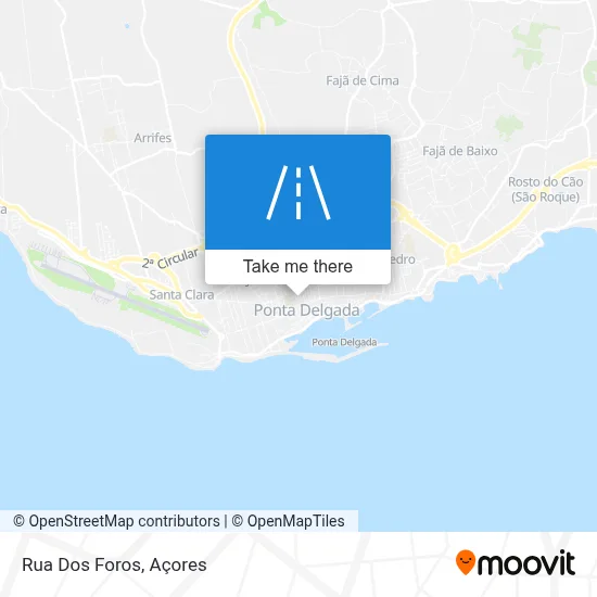 Rua Dos Foros map