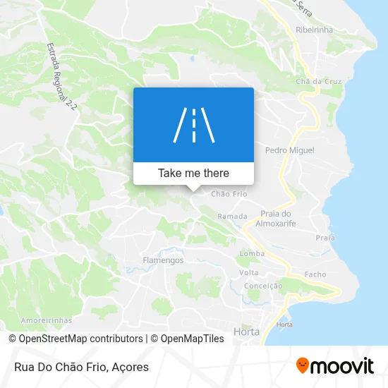Rua Do Chão Frio map