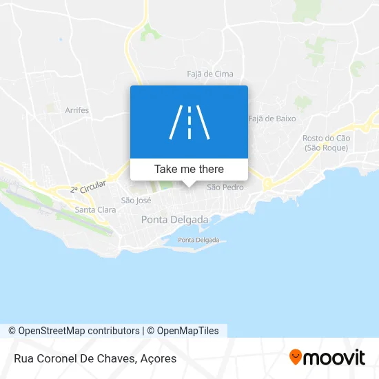 Rua Coronel De Chaves map