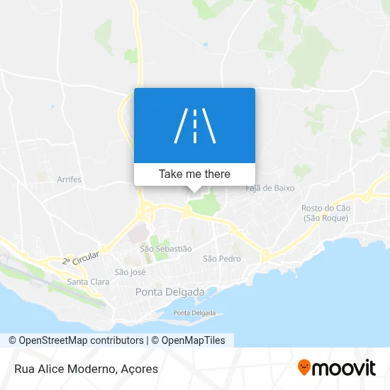 Rua Alice Moderno map