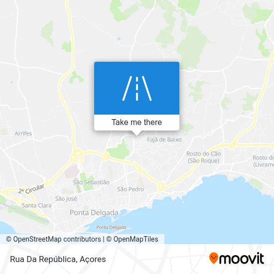 Rua Da República map