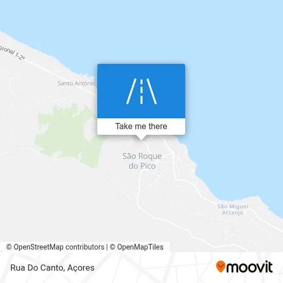 Rua Do Canto map