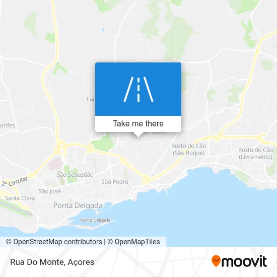 Rua Do Monte map