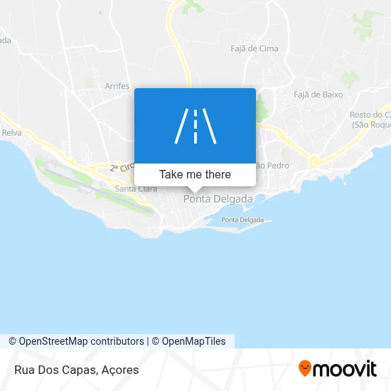 Rua Dos Capas map