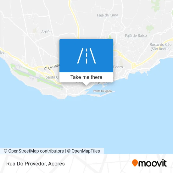 Rua Do Provedor map