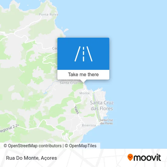Rua Do Monte map