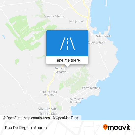 Rua Do Regelo map