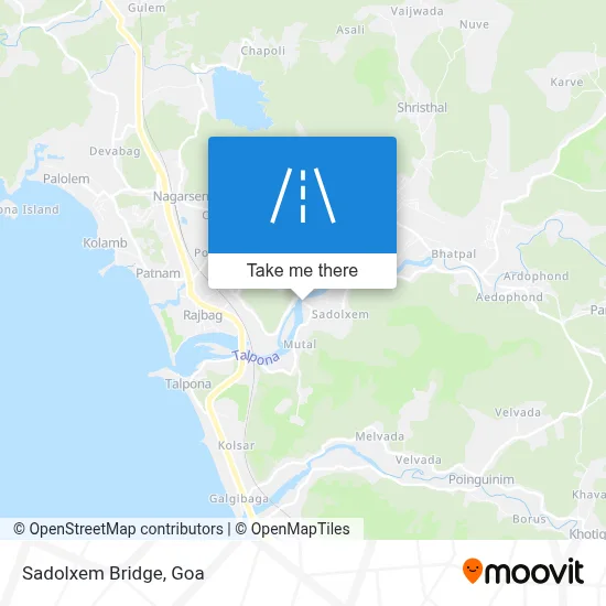 Sadolxem Bridge map