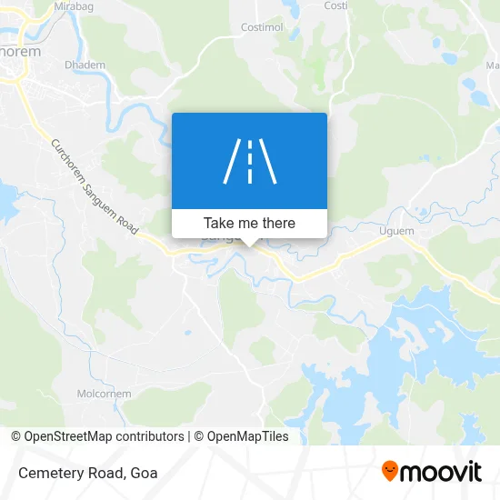 Cemetery Road map