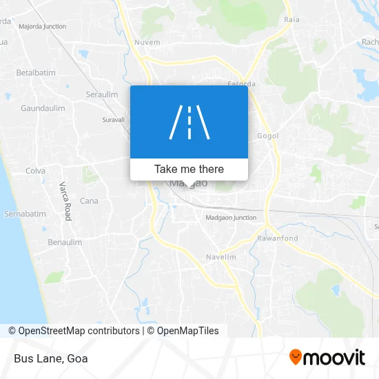 Bus Lane map