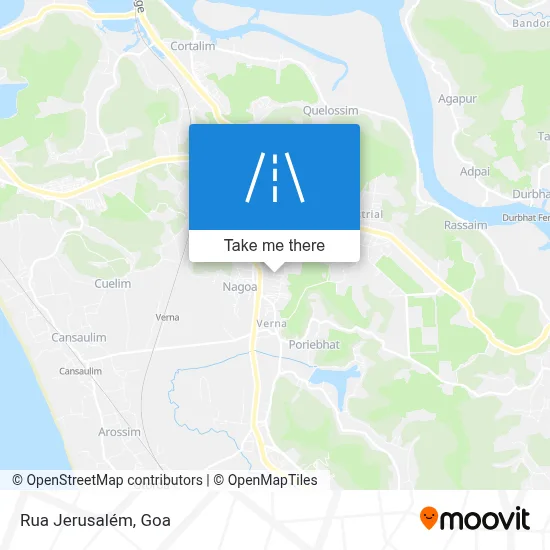 Rua Jerusalém map
