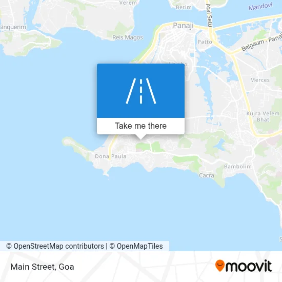 Main Street map