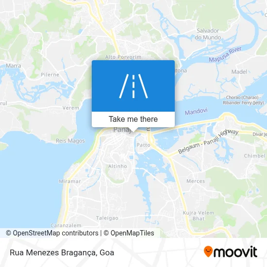 Rua Menezes Bragança map