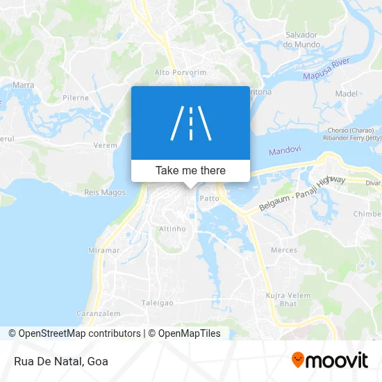 Rua De Natal map