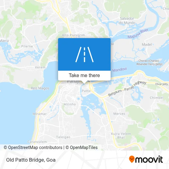 Old Patto Bridge map