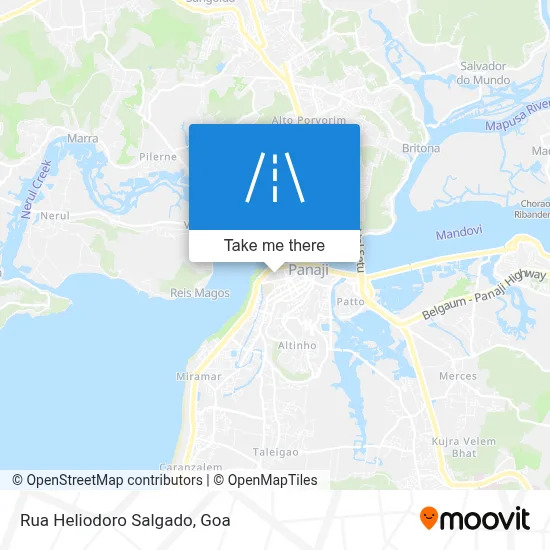 Rua Heliodoro Salgado map
