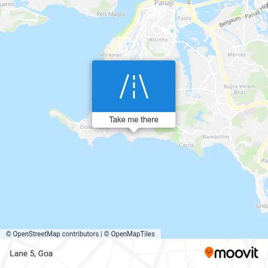Lane 5 map