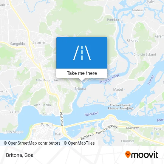 Britona map