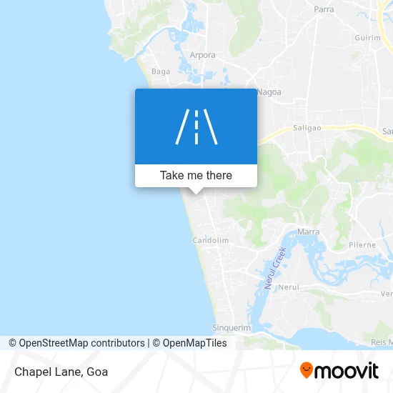 Chapel Lane map