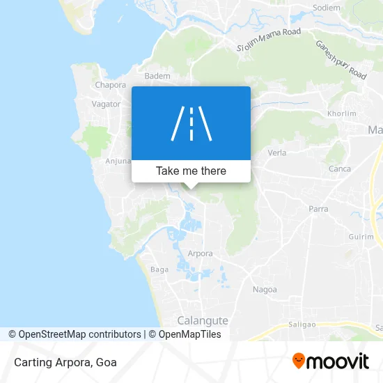 Carting Arpora map