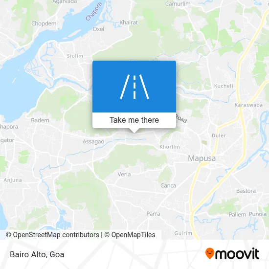 Bairo Alto map