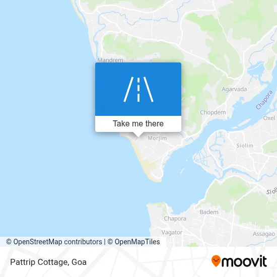 Pattrip Cottage map