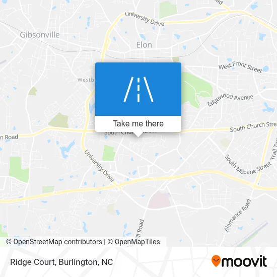 Ridge Court map