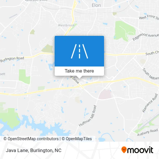 Java Lane map