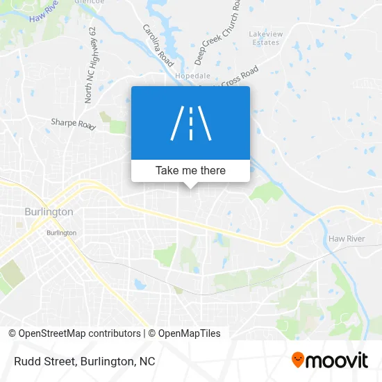 Rudd Street map