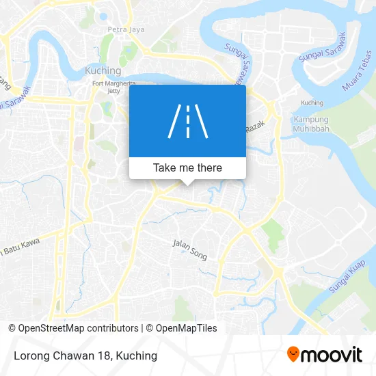 Lorong Chawan 18 map